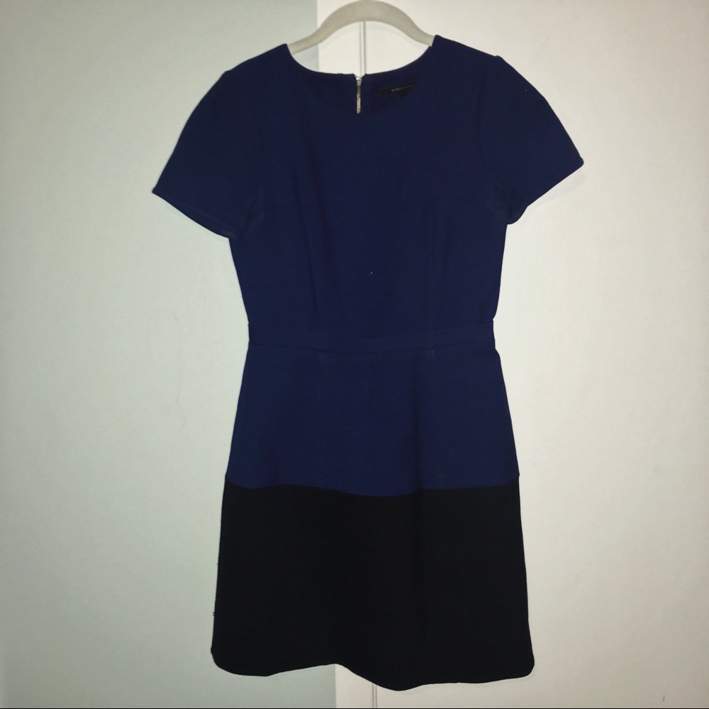BCBGMAXAZRIA Color Block Dress